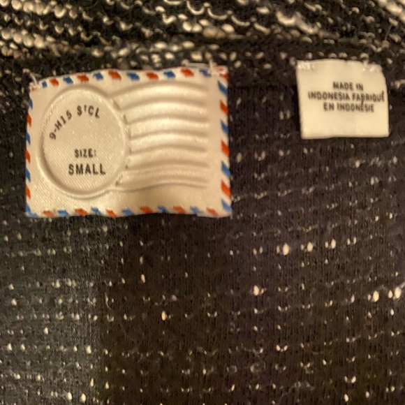 Anthropology Postage Stamp Peplum Top SZ S - Picture 3 of 4